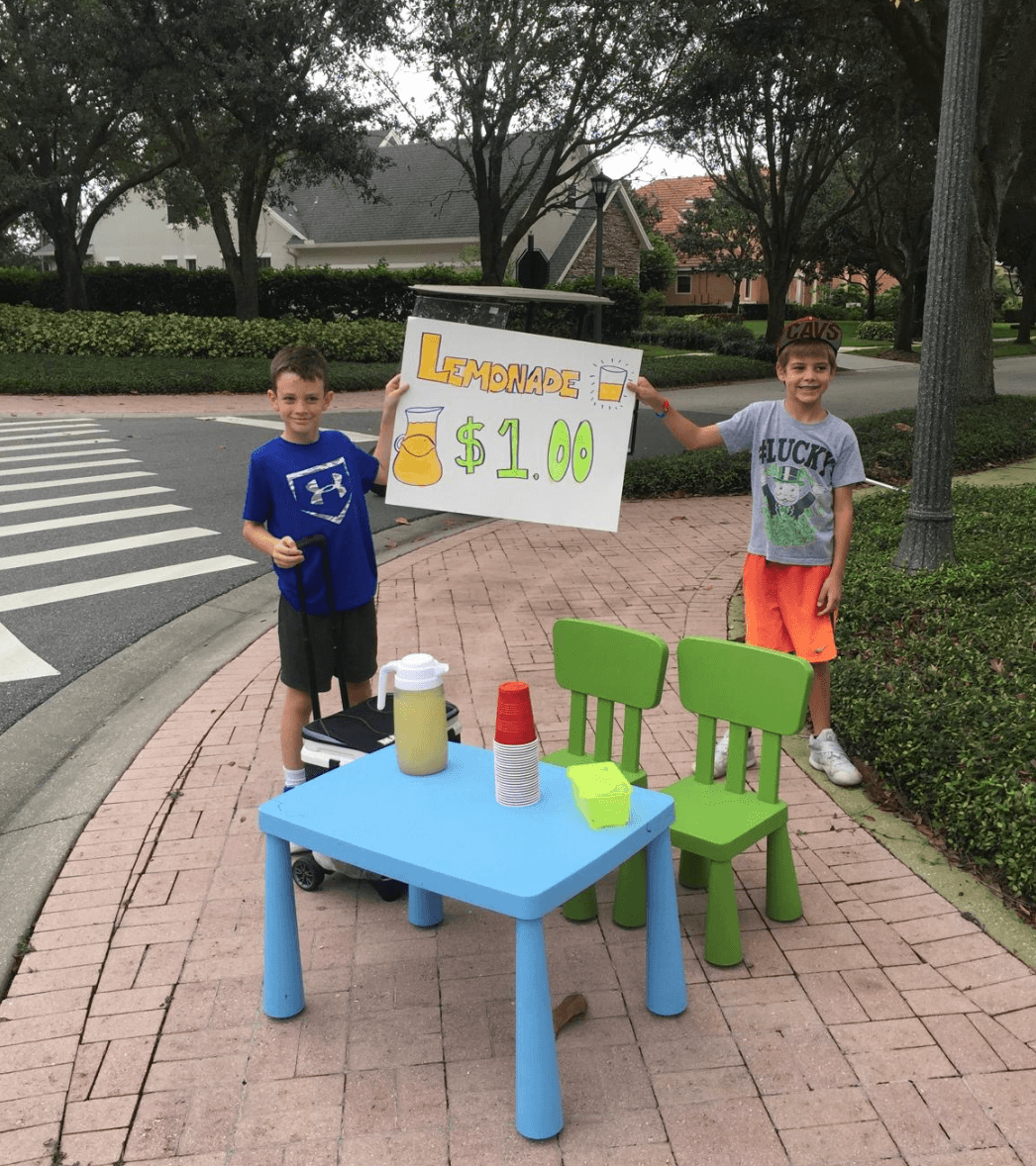 Lemonade stand — where it started